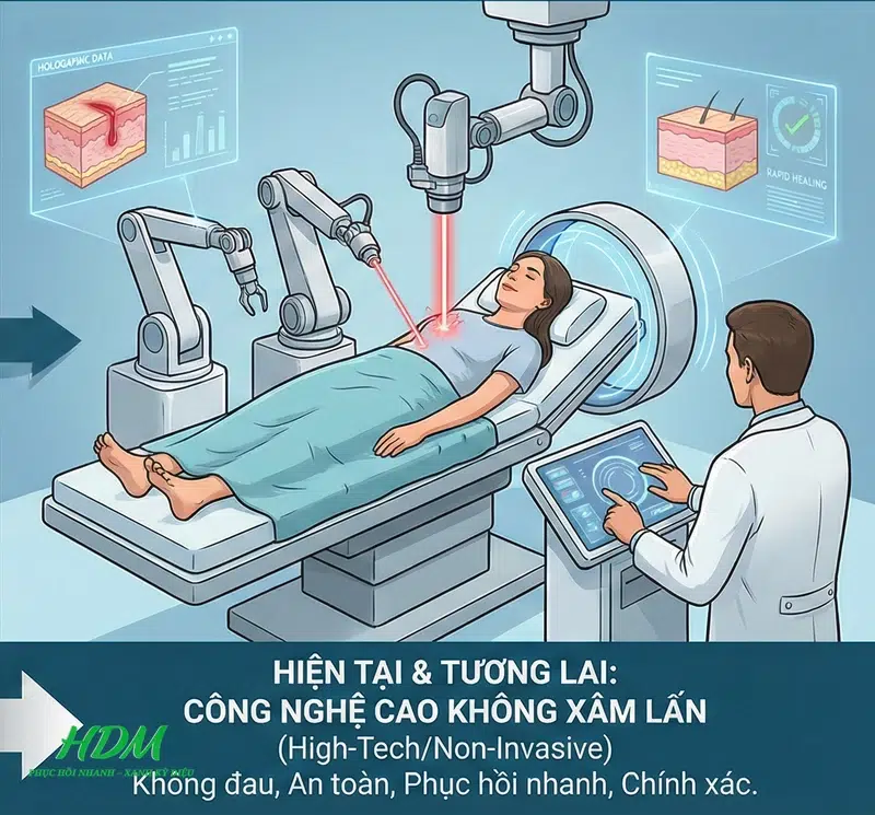 xu hướng chuyển sang không xâm lấn