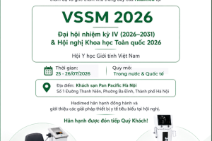 Hadimed tại VSSM 2026 – Giải pháp không xâm lấn trong Y học Giới tính