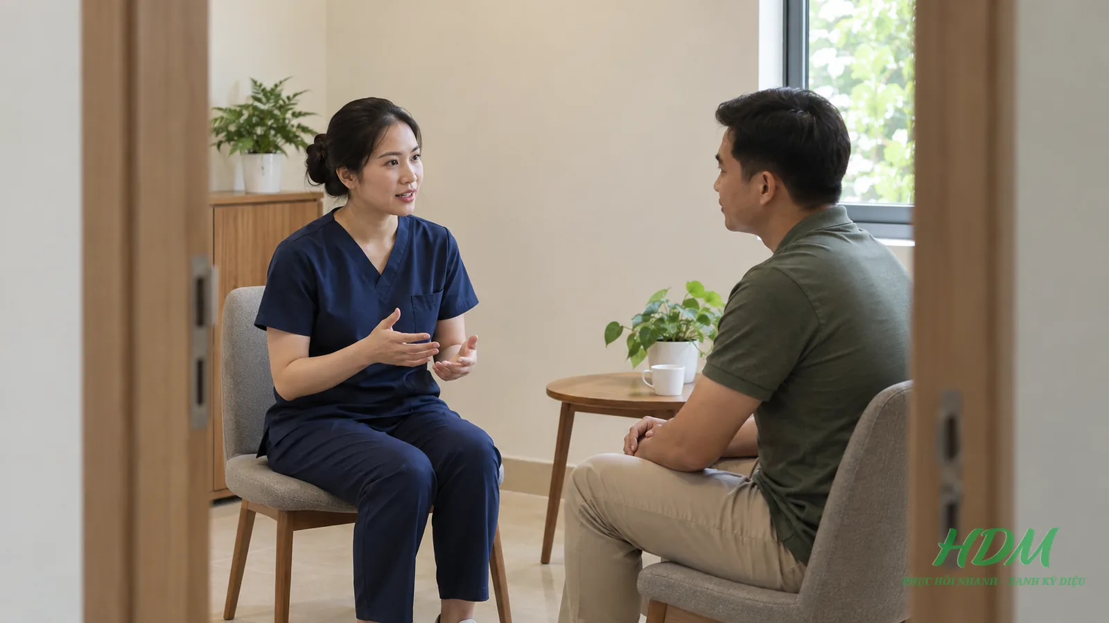 Kỹ thuật viên duy trì giám sát và giao tiếp trong một ca PHCN